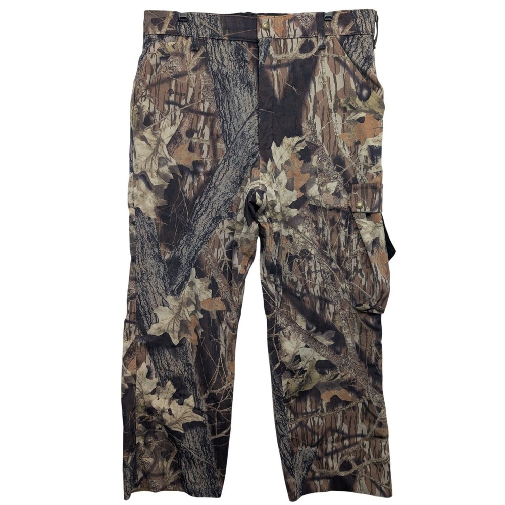 Vintage Cabelas Hunting Pants Mens‎ 36 Regular Brown Camo Super Slam DryPlus USA